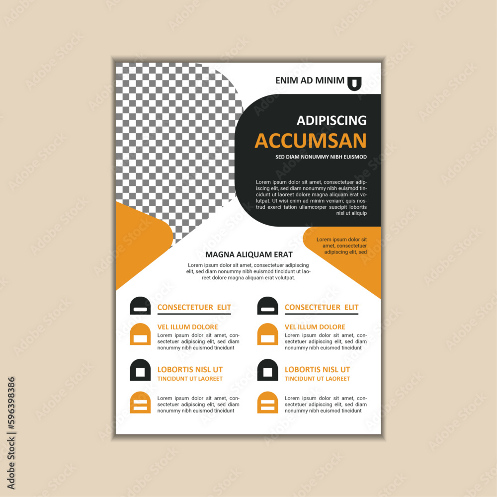 Obraz premium Business Flyer design template