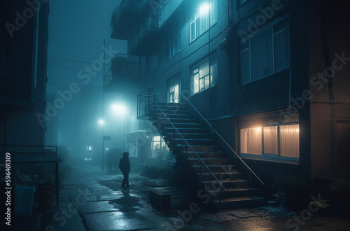 stranger in the fog (generative ai content)