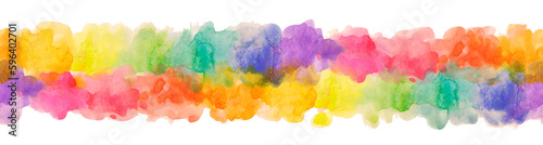 Copy space in colorful water color background