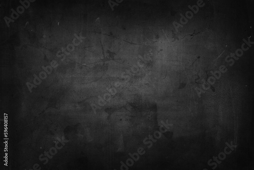 Black textured dark concrete grunge wall background © Stillfx