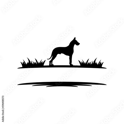 Dog Great Dane Monogram