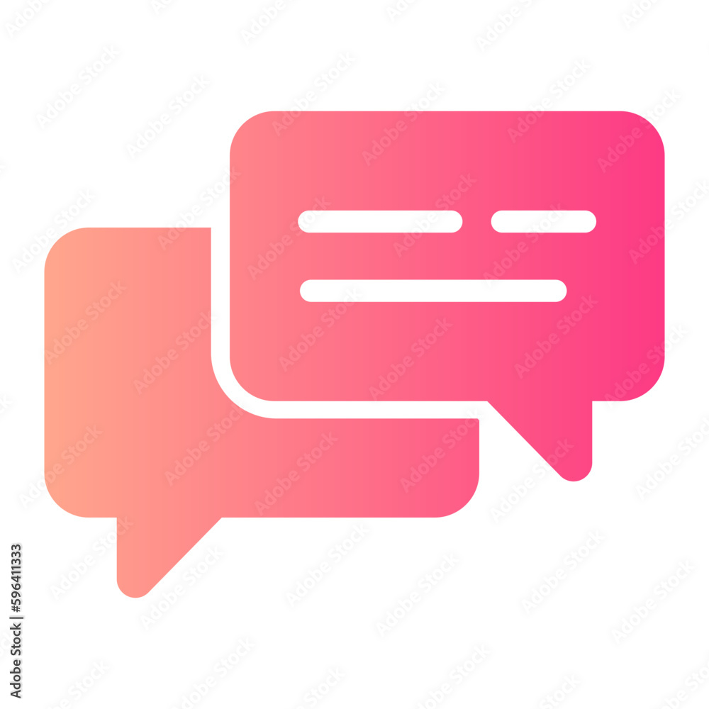 chat gradient icon chat gradient icon
