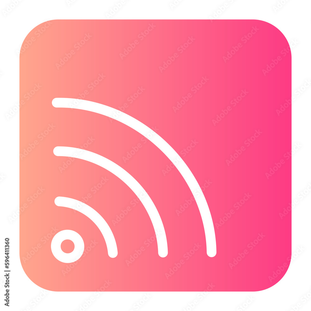 rss gradient icon rss gradient icon