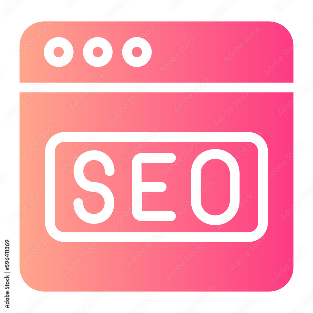 seo gradient icon seo gradient icon