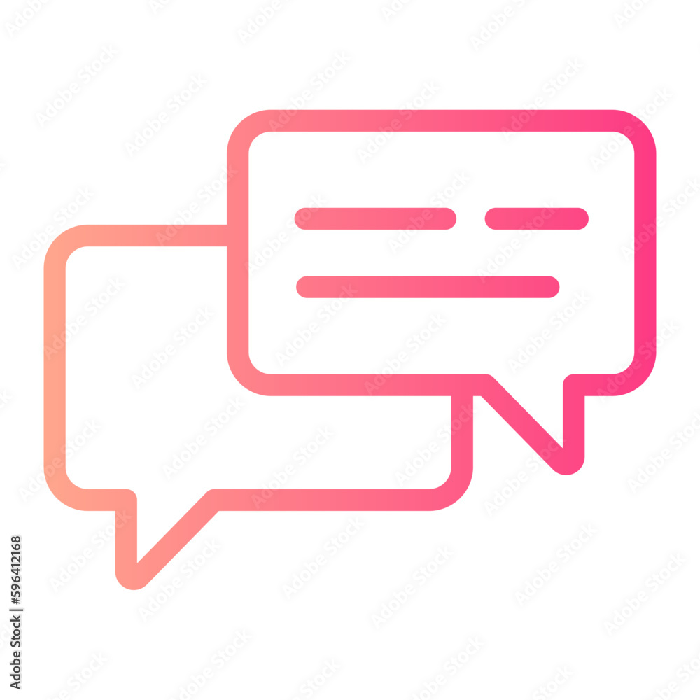 chat gradient icon chat gradient icon