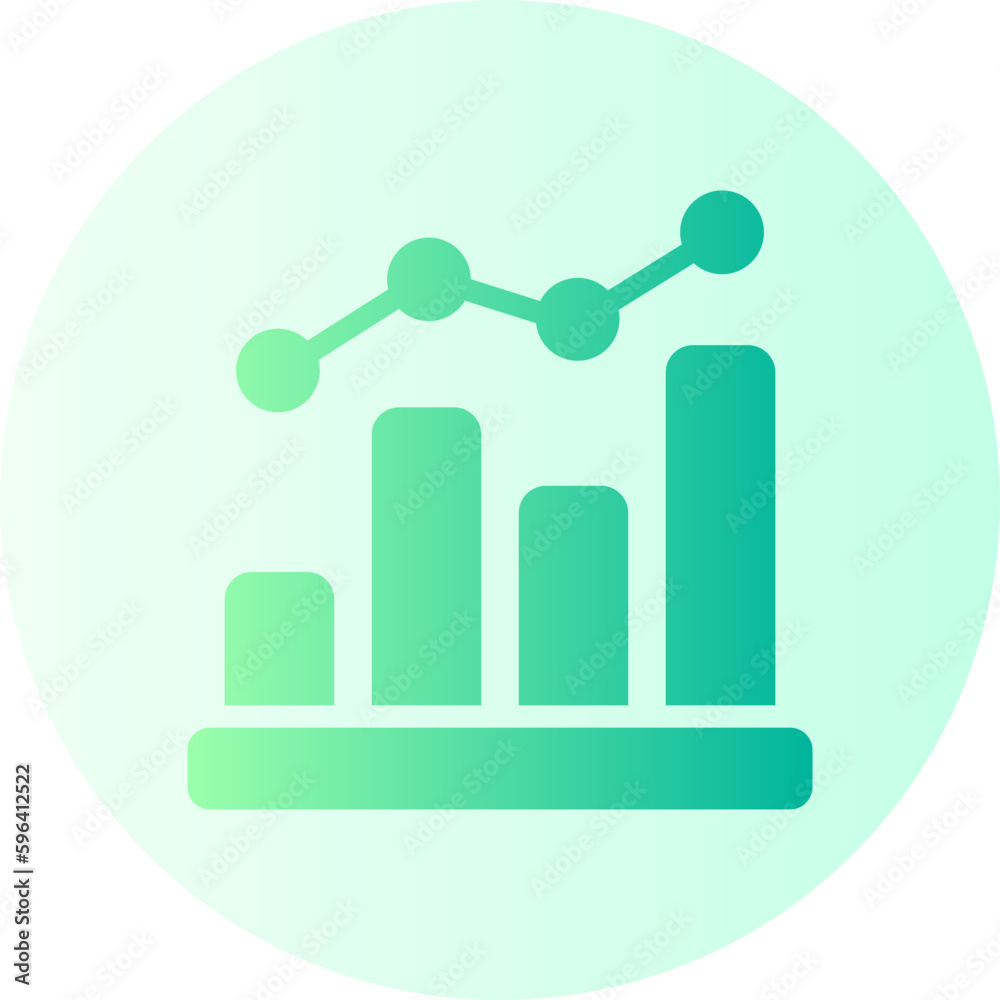 analytics gradient icon