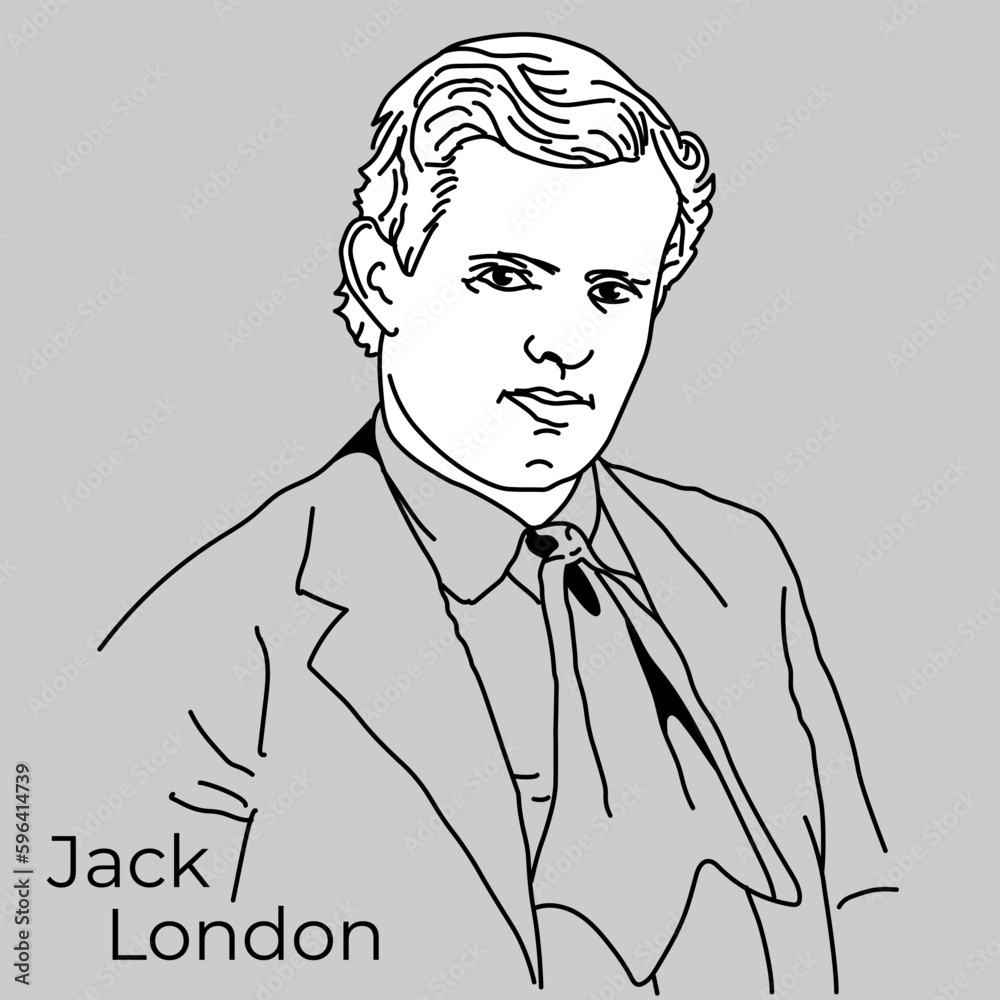 Jack London was an American writer and journalist, war correspondent, social activist, and socialist. He is best known as the author of adventure stories and novels. Vector Jack London was an American writer and journalist, war correspondent, social activist, and socialist. He is best known as the author of adventure stories and novels. Vector