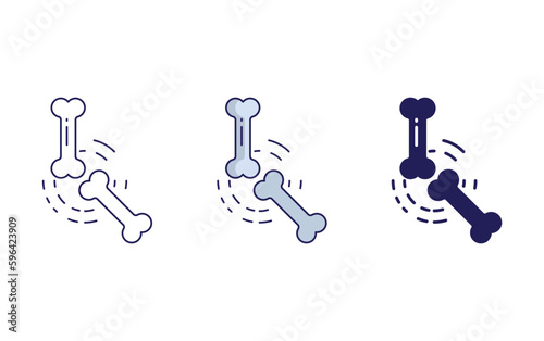 Bone vector icon