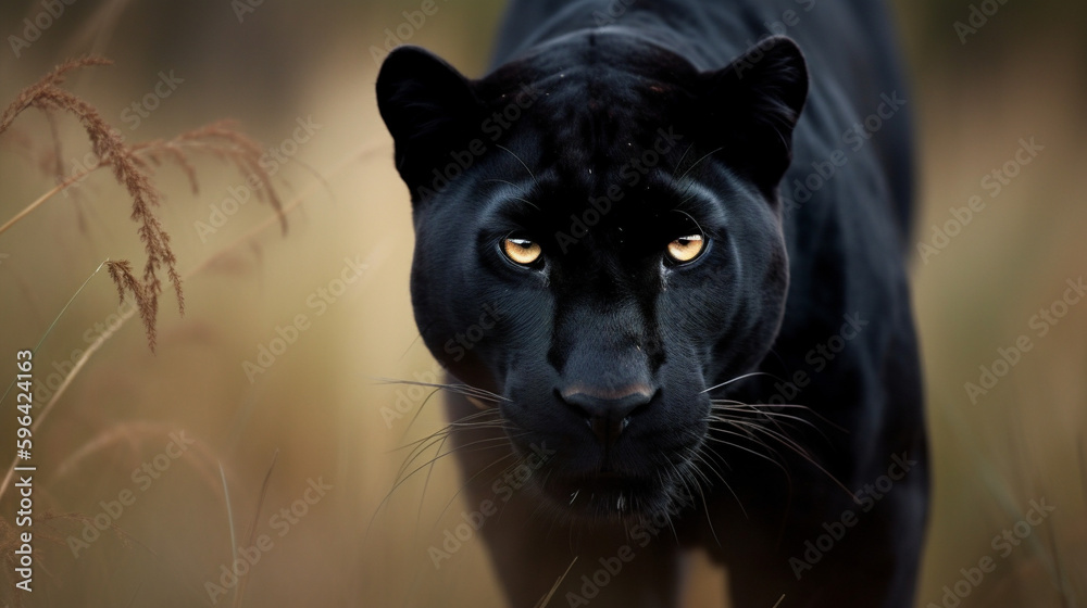black panther. Generative AI