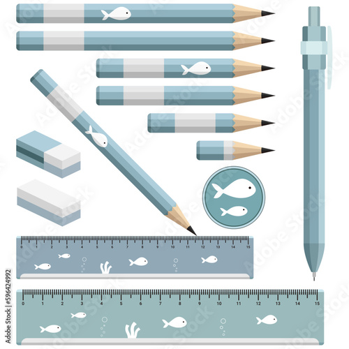 Fish Edition Pen Sets purchased at The Dream Stationery Store