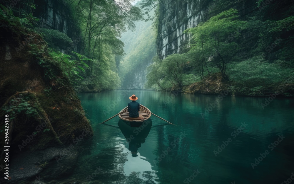 Lost in the magic: a boat ride through nature's spell Lost in the magic: a boat ride through nature's spell