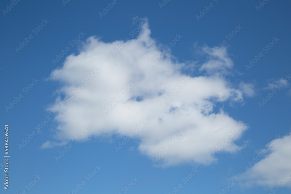 Obraz premium Blue sky with clouds.Sky background with summer clouds.