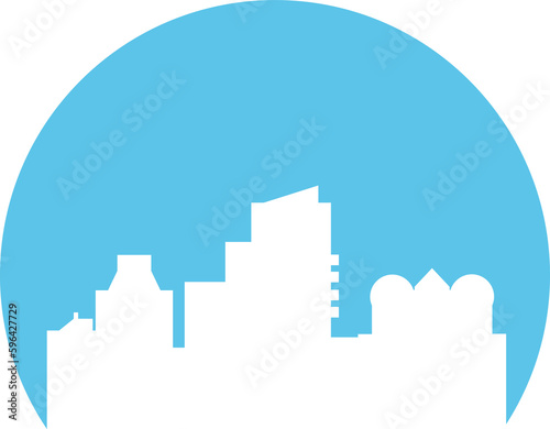 silhouette city skyline illustration