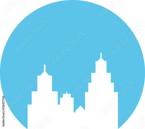 silhouette city skyline illustration