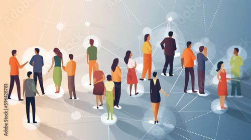 connecting peoples Generated AI