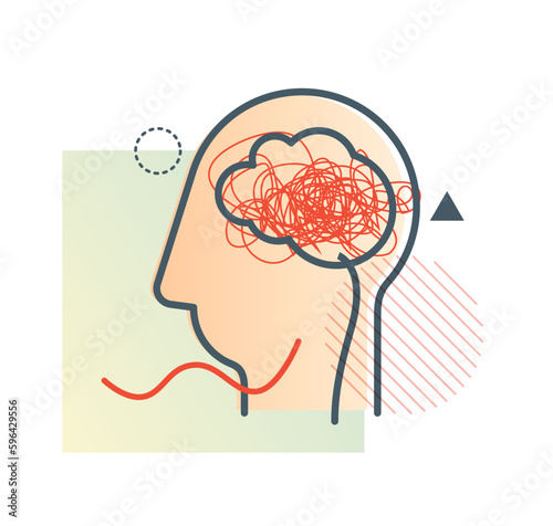 Traumatic Brain Injury - TBI - Icon