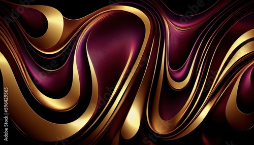 Sumptuous Velvet Waves, Rich Jewel Tones, Sensual Folds, Luxury Abstract Wallpaper, 8K High Resolution. Generative AI.