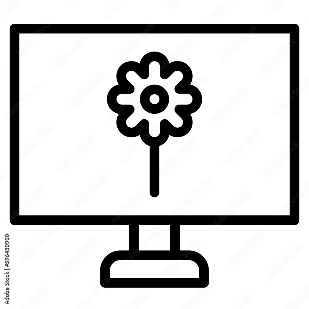 Obraz premium sunflower line 