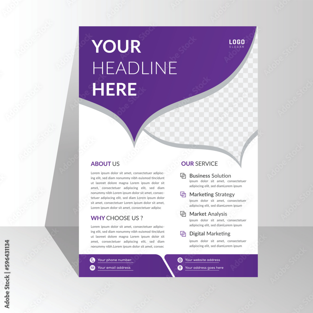Creative Corporate & Business Flyer Brochure Template Design, abstract business flyer, vector template design. Brochure design, cover, annual report, poster, flyer a4 paper size free flyer vector