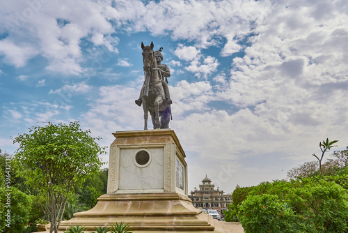Sawai Man Singh statue