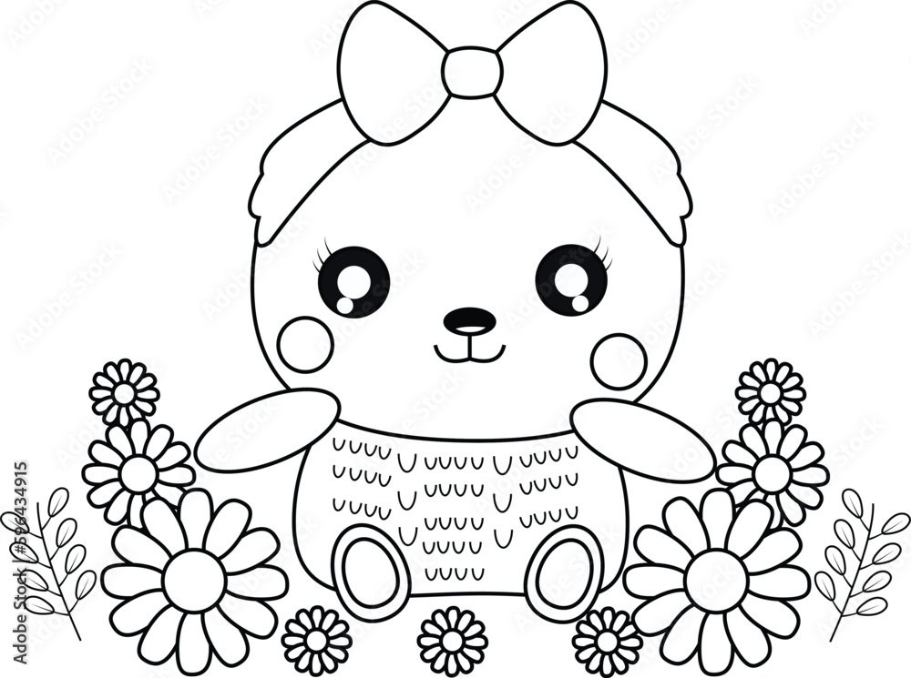 Cute Kawaii Cartoon Doll Cute Kawaii Cartoon Doll