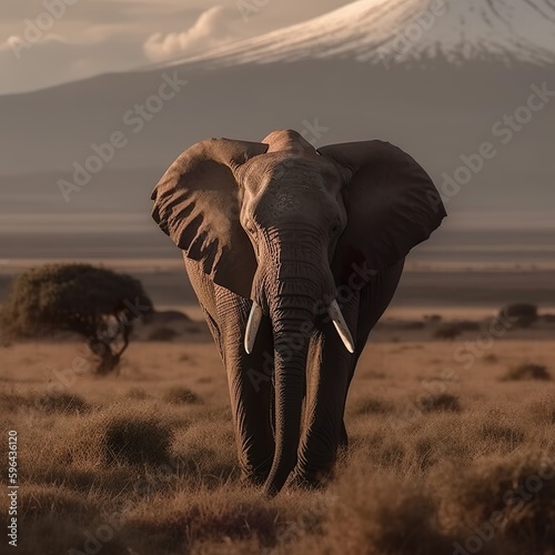 Gigante gentil: admirando la belleza del elefante