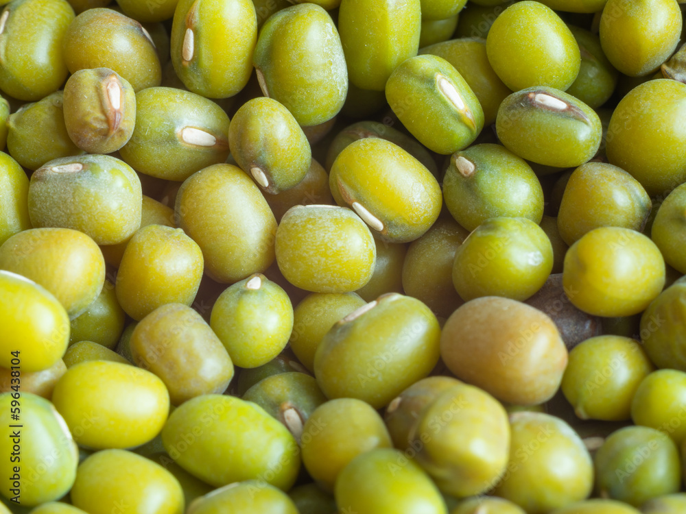 Peas mung bean close-up top view. Peas mung bean close-up top view.