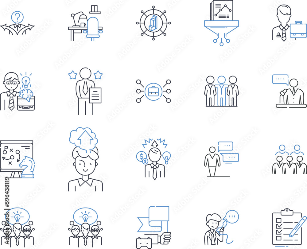 Keyboard warriors line icons collection. Trolls, Cyberbullying, Haters, Social media, Online harassment, Keyboard warriors, Cyber aggression vector and linear illustration. Generative AI Keyboard warriors line icons collection. Trolls, Cyberbullying, Haters, Social media, Online harassment, Keyboard warriors, Cyber aggression vector and linear illustration. Generative AI