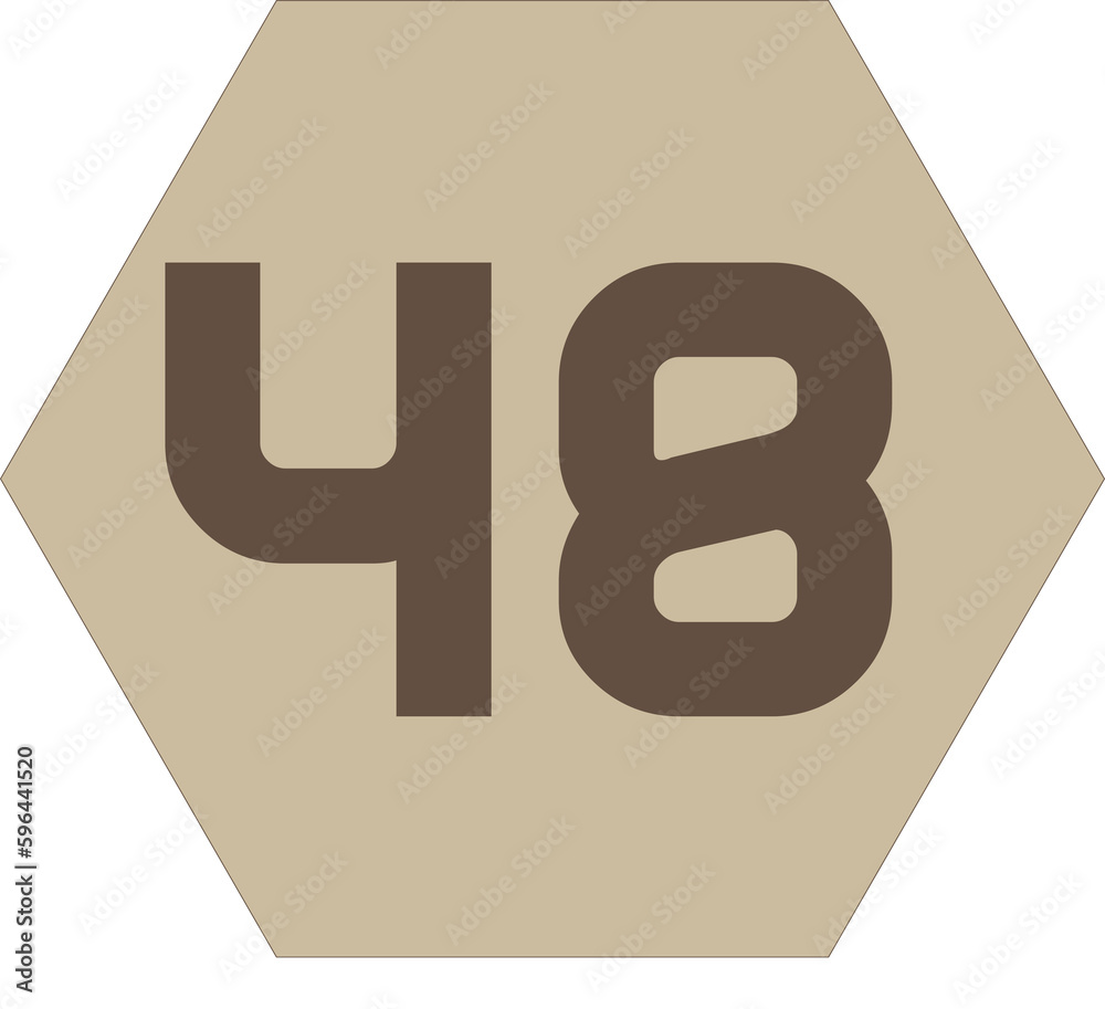 Numbers from 1 to 50 icon PNG for websites developer, social media, layouts, art, collages and infographics