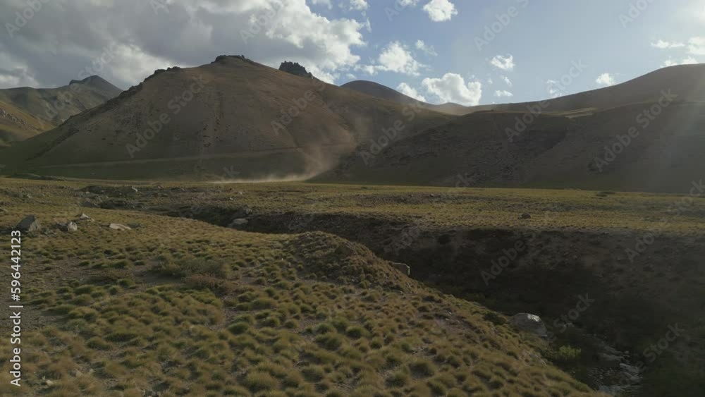 view of the mountains in the cordillera de los andes