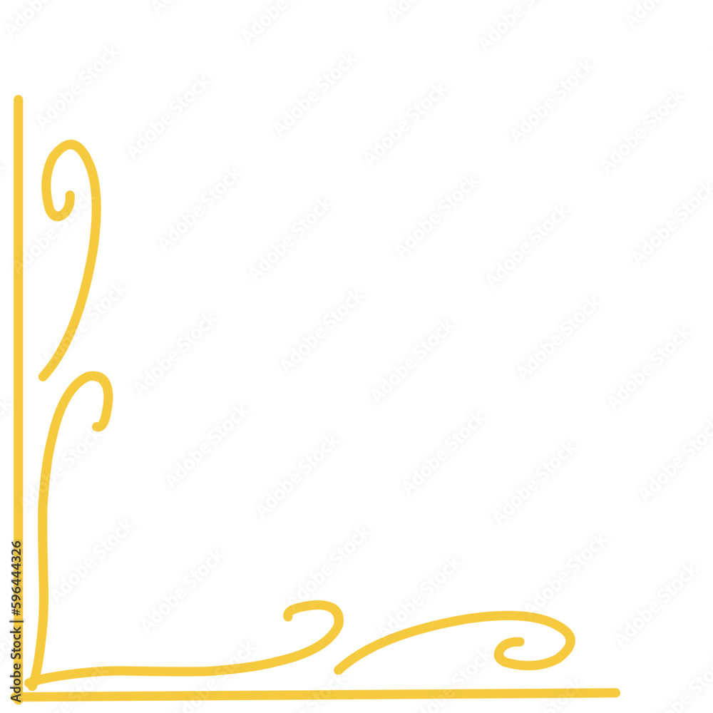 Gold Corner Borders Gold Corner Borders