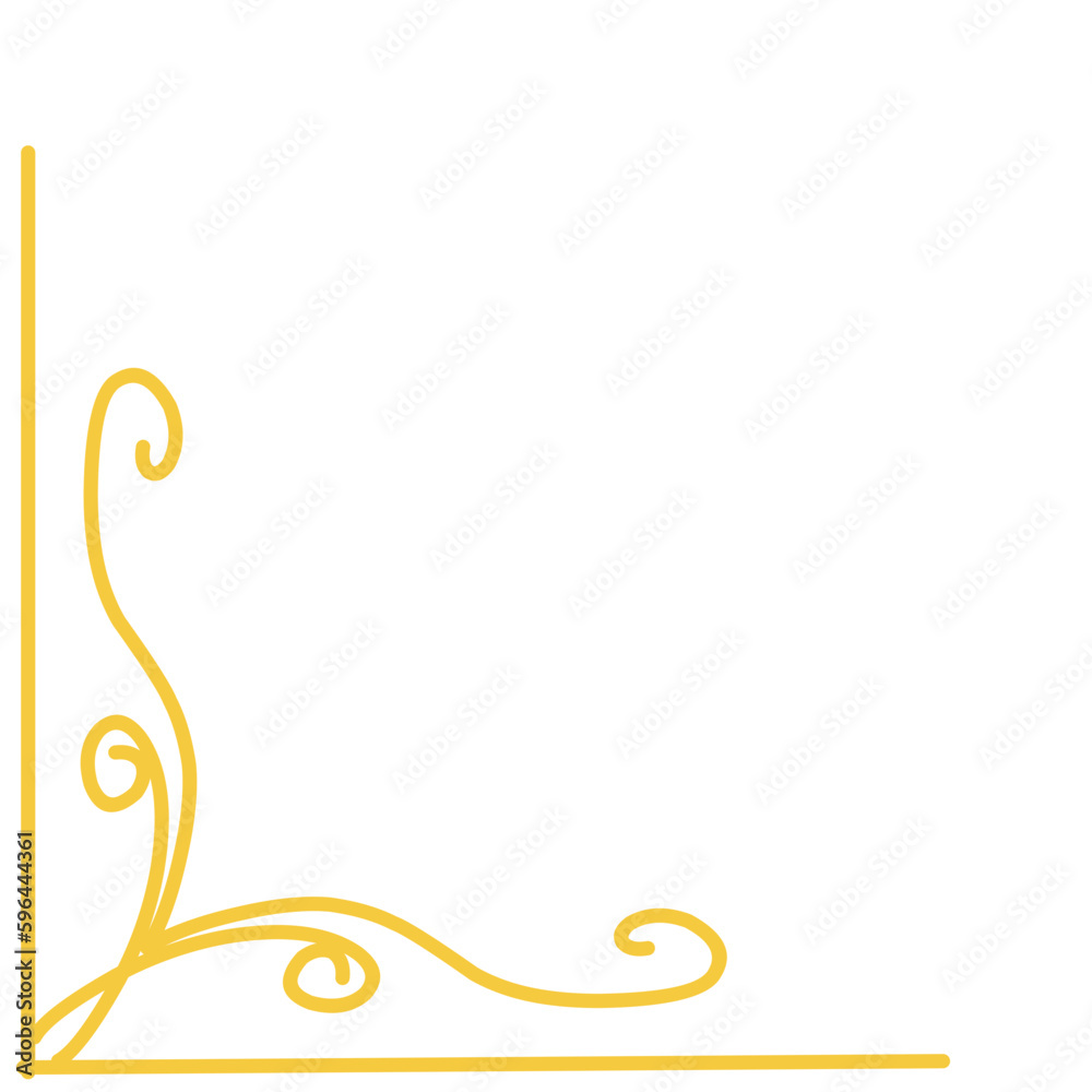 Gold Corner Borders Gold Corner Borders