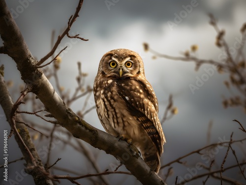 horned owl (Generative AI)