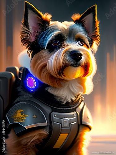 yorkshire terrier - generated ai