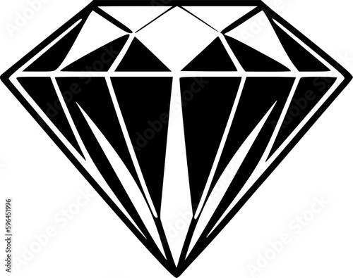 Diamond - High Quality Vector Logo - Vector illustration ideal for T-shirt graphic