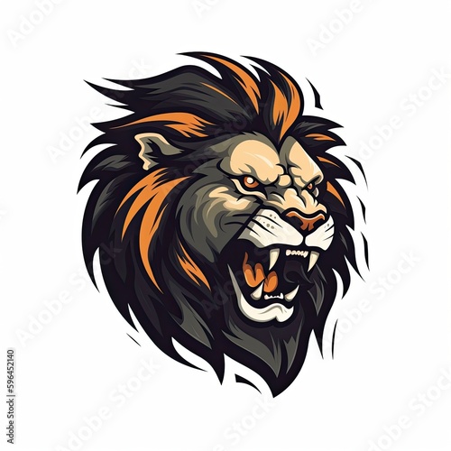 fierce lion mascot