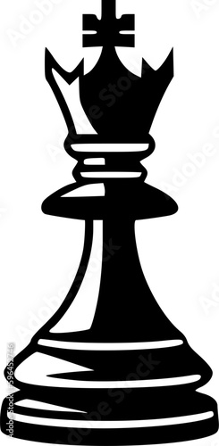 Chess | Black and White Vector illustration