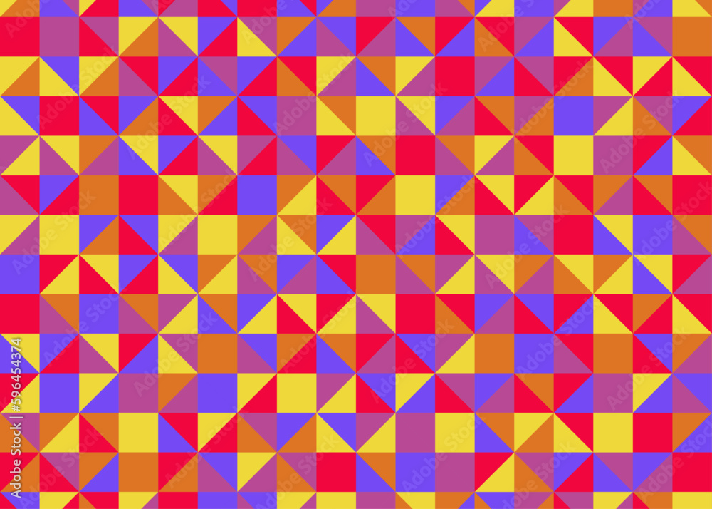 Color Rhombus tile tessellation pattern illustration Color Rhombus tile tessellation pattern illustration