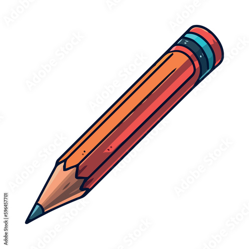 Yellow pencil sharp and creative