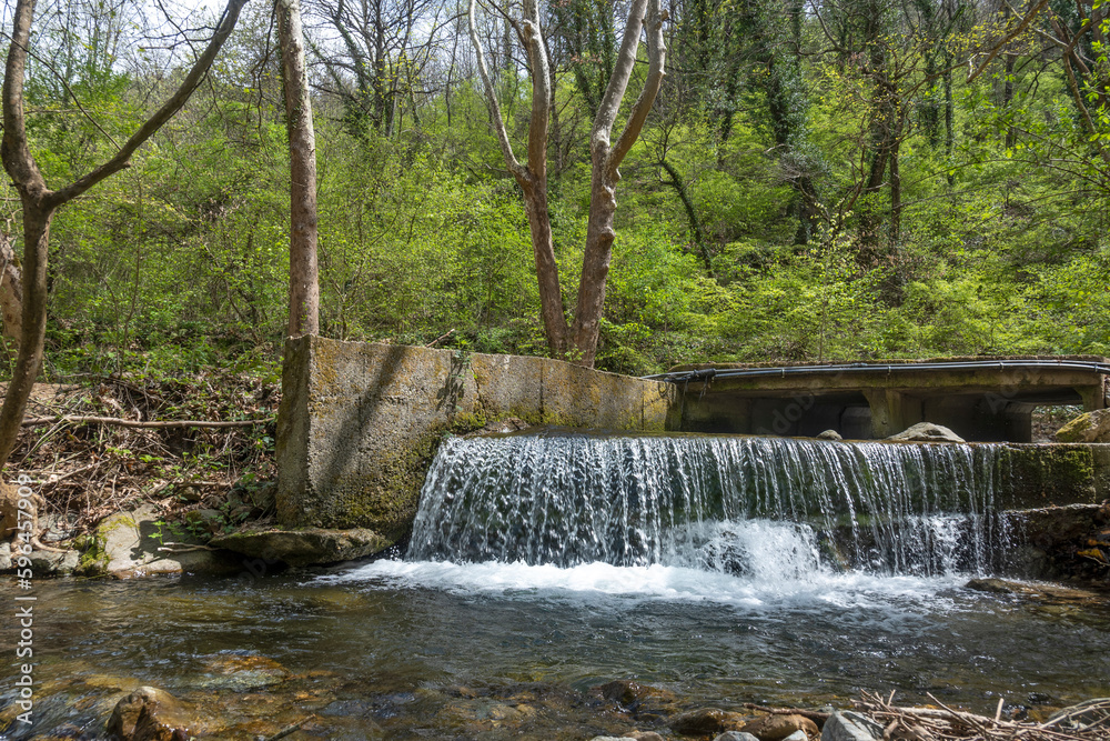 Spring view of Belasitsa Mountain, Bulgaria