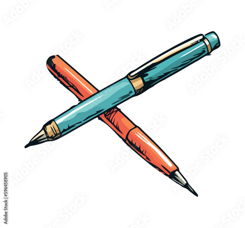 Yellow pencil sketch of a creative