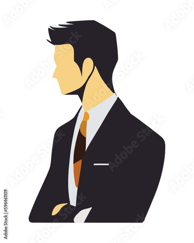 Successful businessman in suit