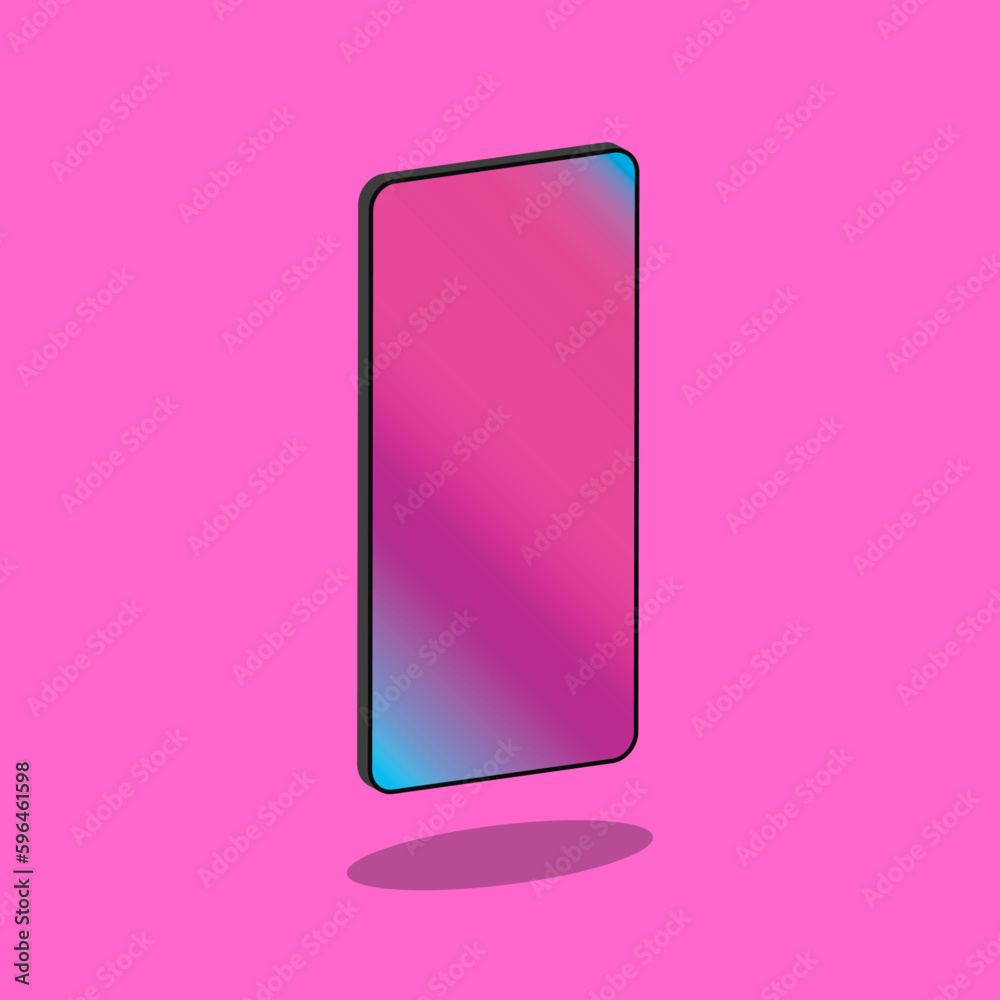 isometric smartphone vector illustration 3d isometric smartphone vector illustration 3d