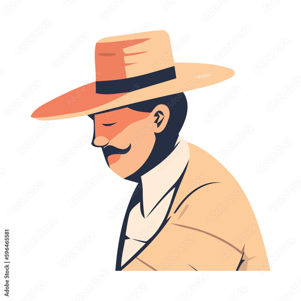 One person smiling, a businessman with beard One person smiling, a businessman with beard