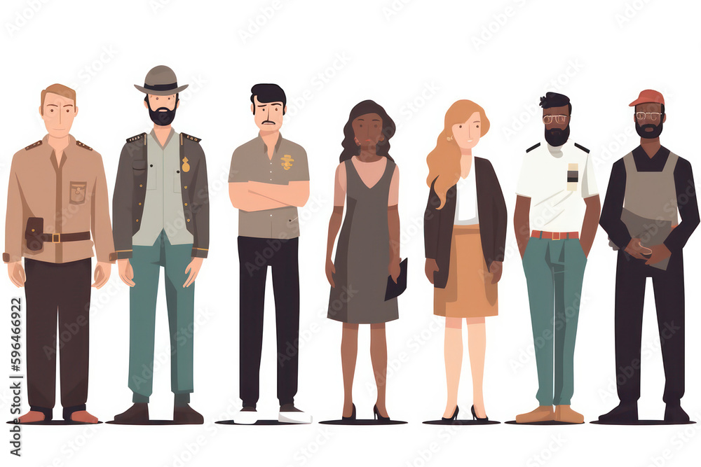 Exploring the Culture and Psychology of waiting in Line AI Generated