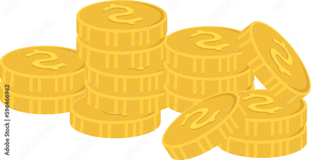 Gold Coins Pile Gold Coins Pile