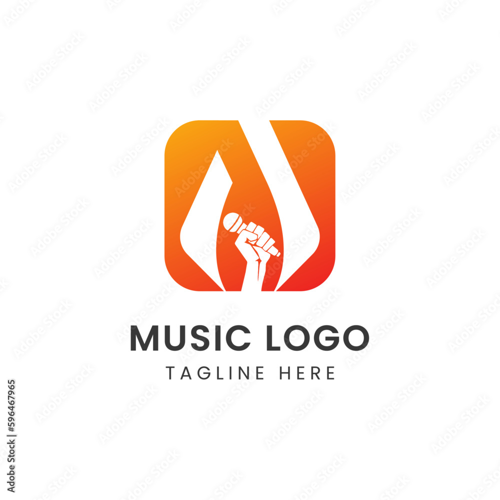 Letter A Microphone Music Logo Design Vector Icon. Music symbols. Audio logos template. A letter with mic emblems idea. Modern creative vector logotype collection on blank background Letter A Microphone Music Logo Design Vector Icon. Music symbols. Audio logos template. A letter with mic emblems idea. Modern creative vector logotype collection on blank background
