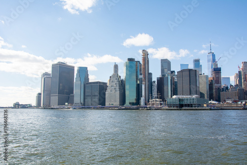 vista panoramica de nueva york desde el rio