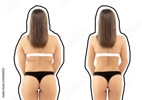 Konstfotografi Weight loss, diet.female body