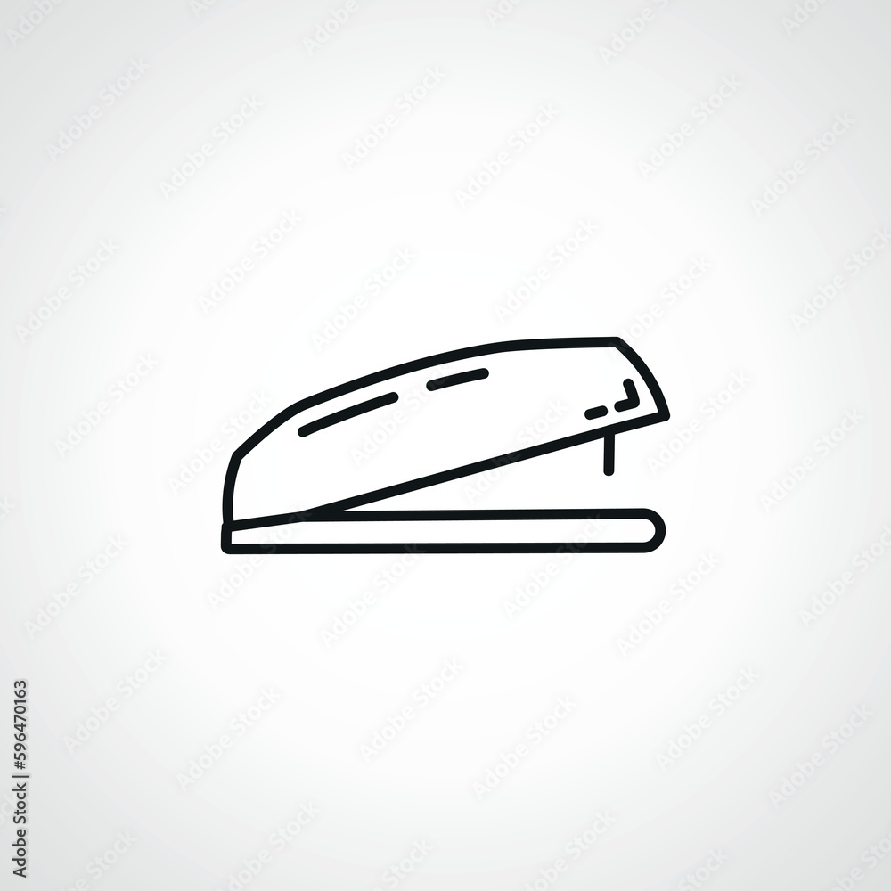 Stapler line icon. Stapler outline icon Stapler line icon. Stapler outline icon